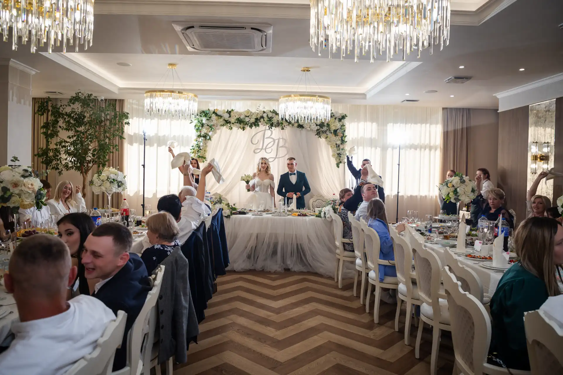 Свадебный банкет в зале Black Sea Restaurant, Одесса